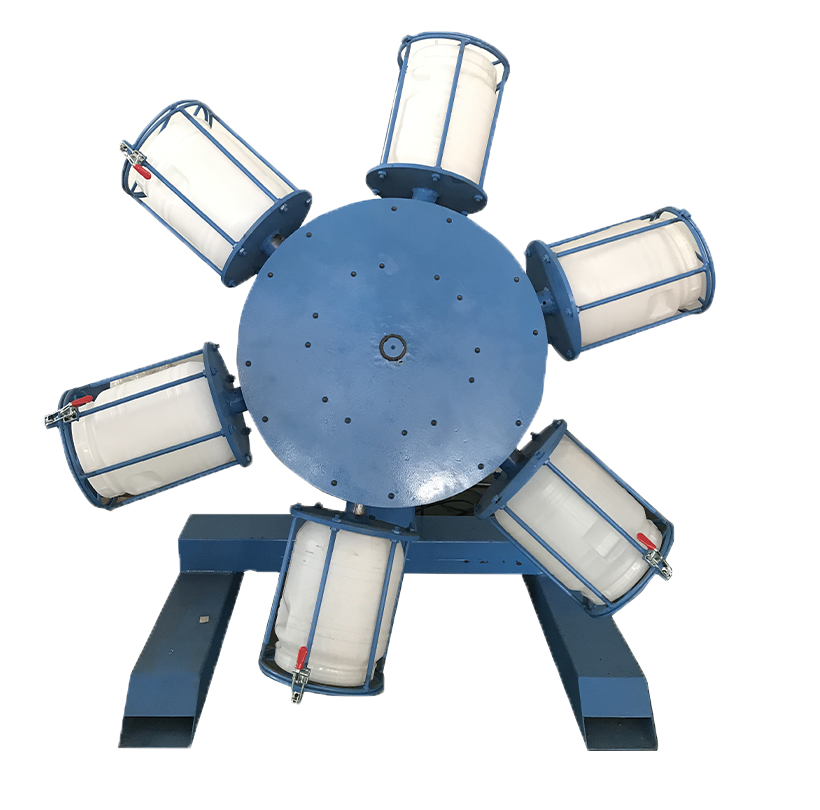 PTFE 6桶粉末混合机(图1)